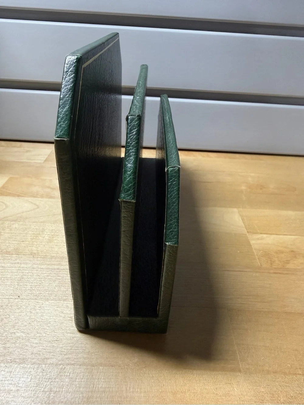 VTG FRED REES & CO LTD OF ENGLAND letter holder and rocking ink blotter